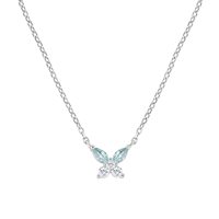 Collana Amen Donna Petali in Argento Zircone CLBUTBBLB